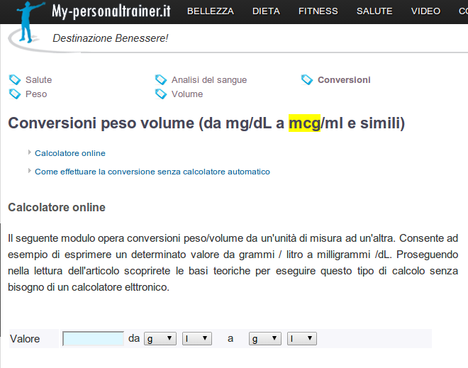 Merece la pena segnalizar esto mcg