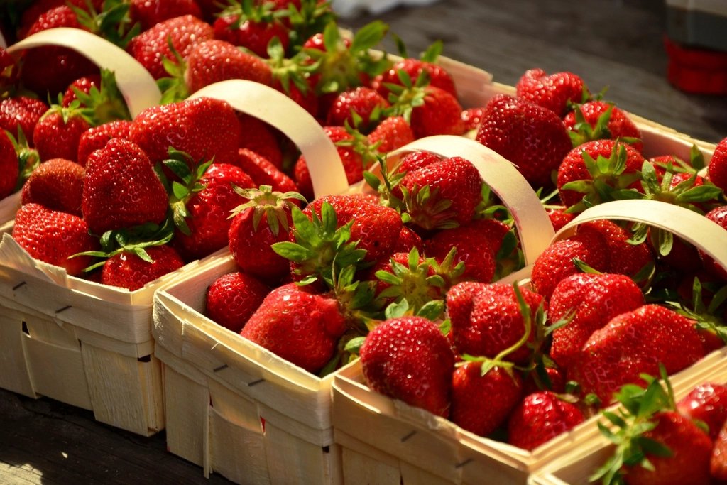 Fresas con Joules pequenos